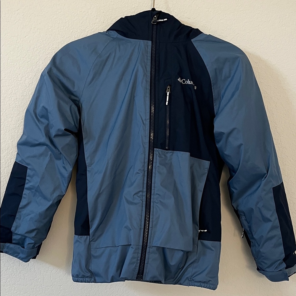 Columbia Kids Two-Tone Blue Winter Coat